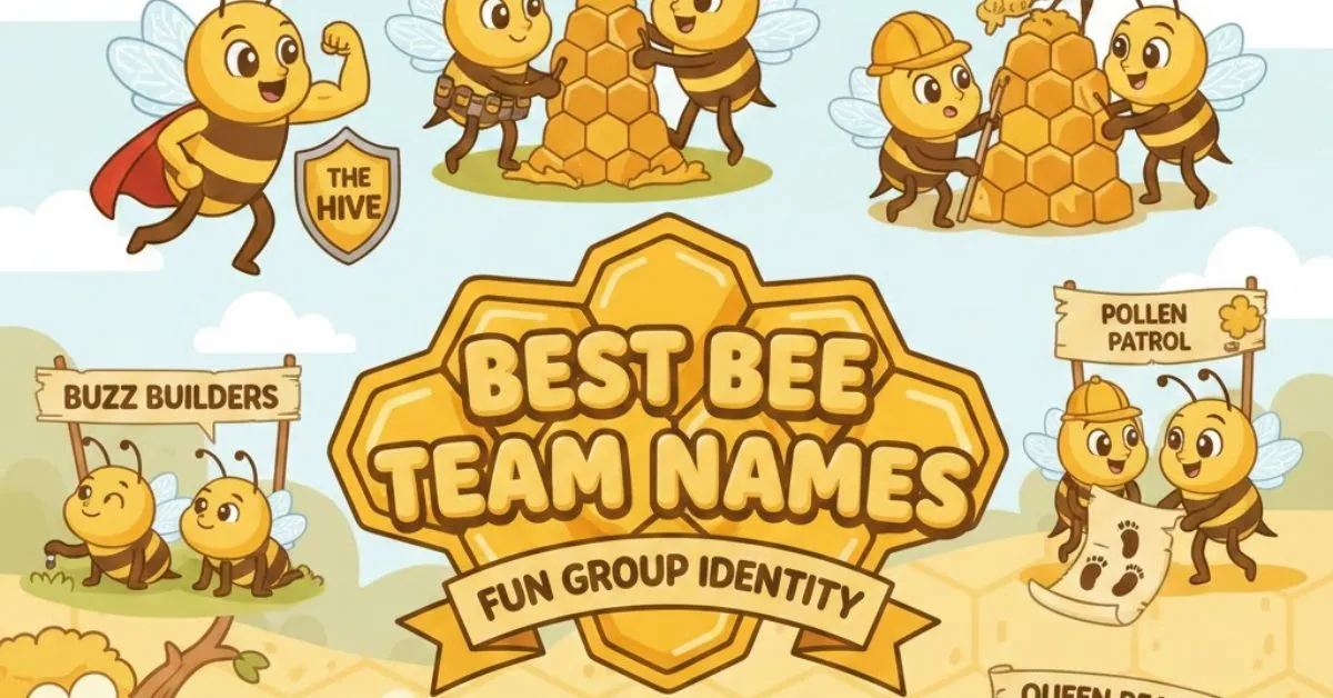 Best Bee Themed Team Names for Fun Group Identity